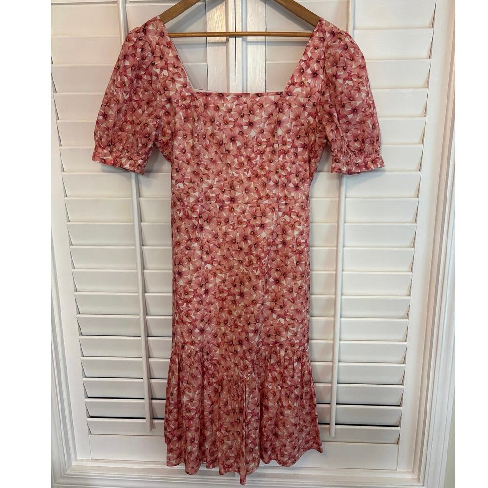 Antonio Melani Pink Floral Dress Size 8